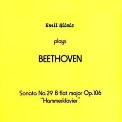 Cover of Sonata No. 29 in B-Flat Major, Op. 106 "Hammerklavier"