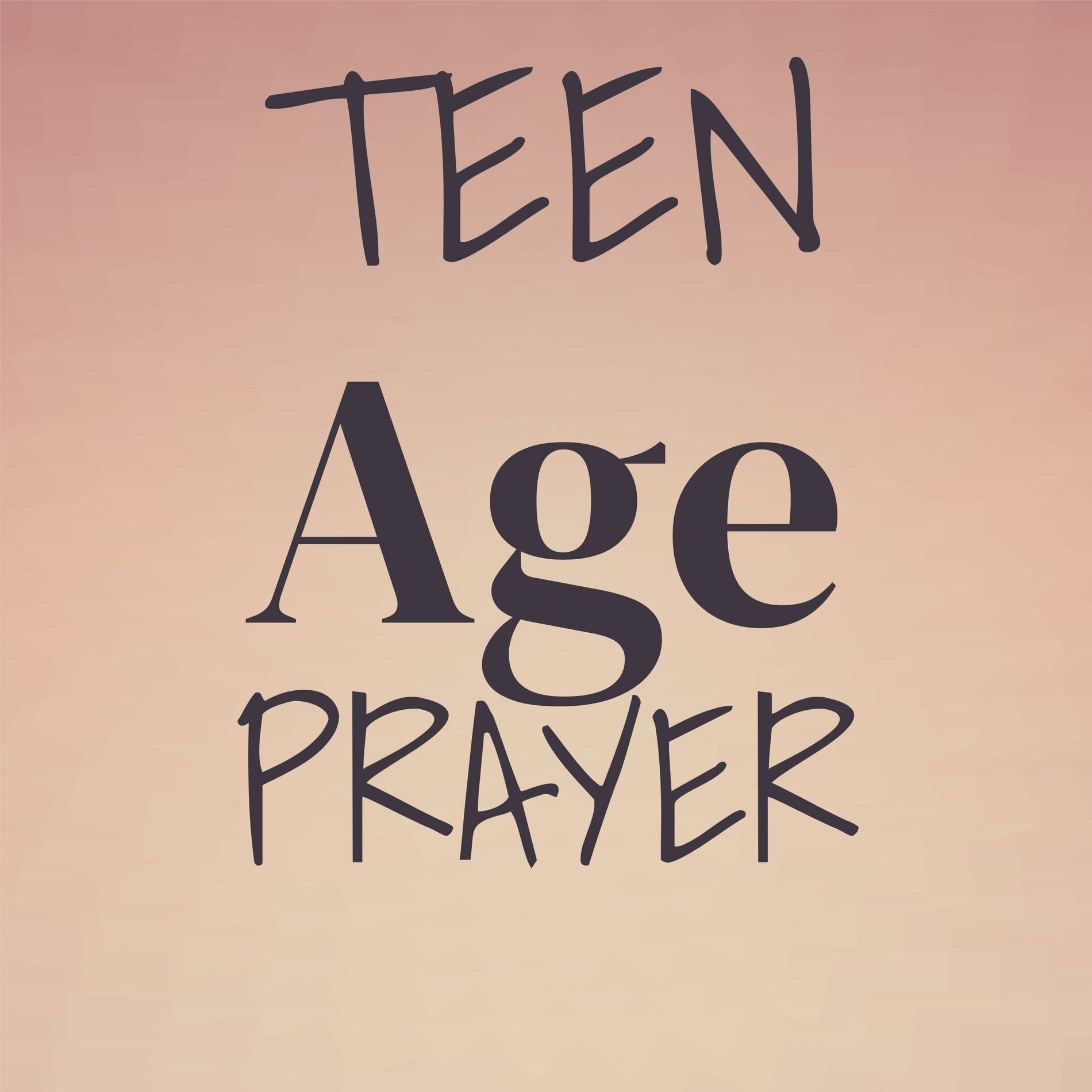 Album cover of Teen Age Prayer