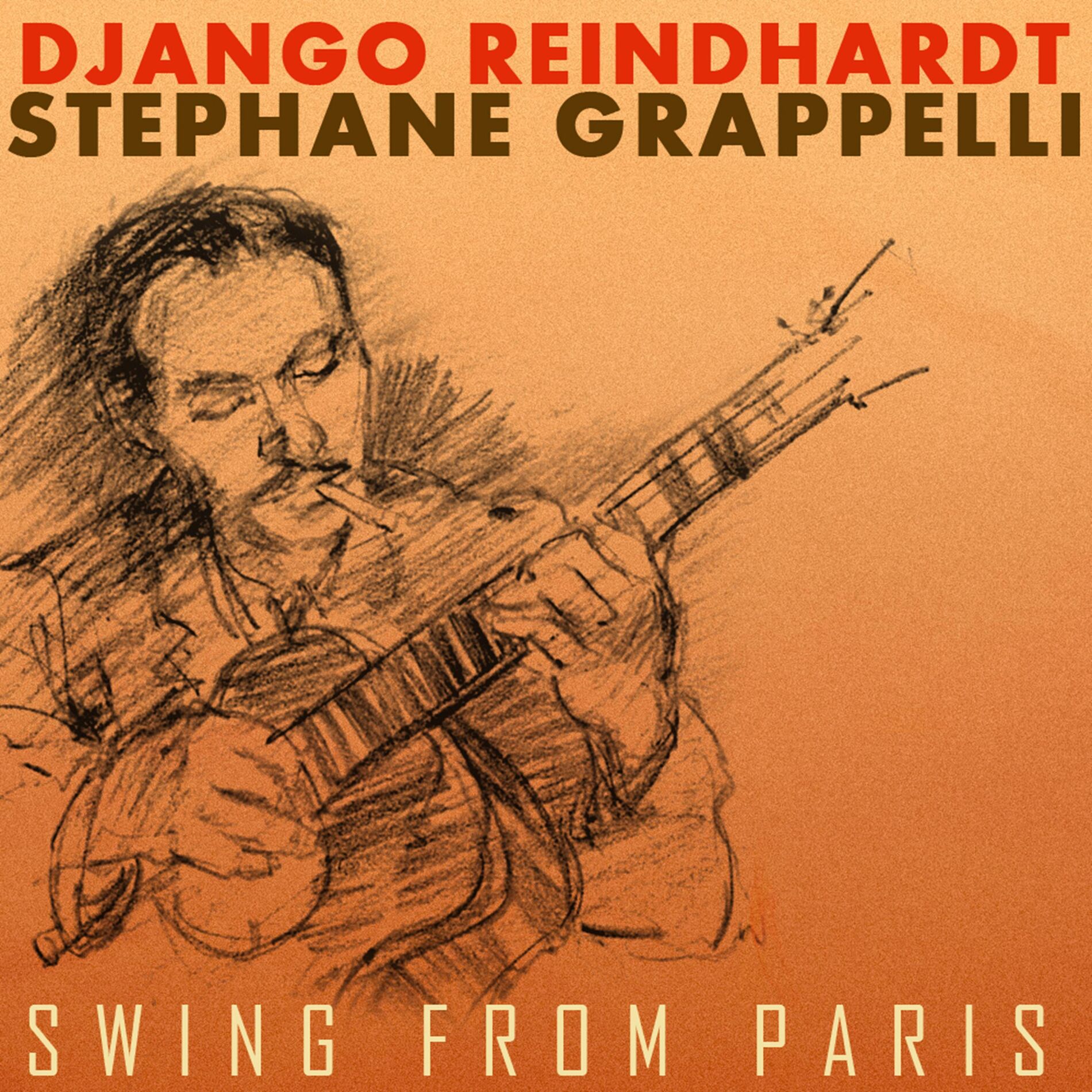 Album cover of Django Reinhardt and Stephane Grappelli Swing from Paris