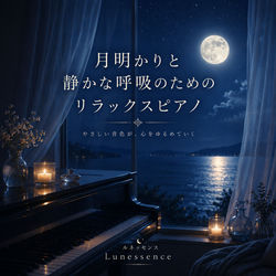 Cover of Relaxing Piano for Moonlight and Quiet Breathing by undefined