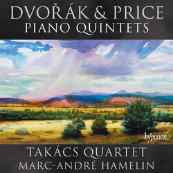 Cover of Dvořák & Price: Piano Quintets