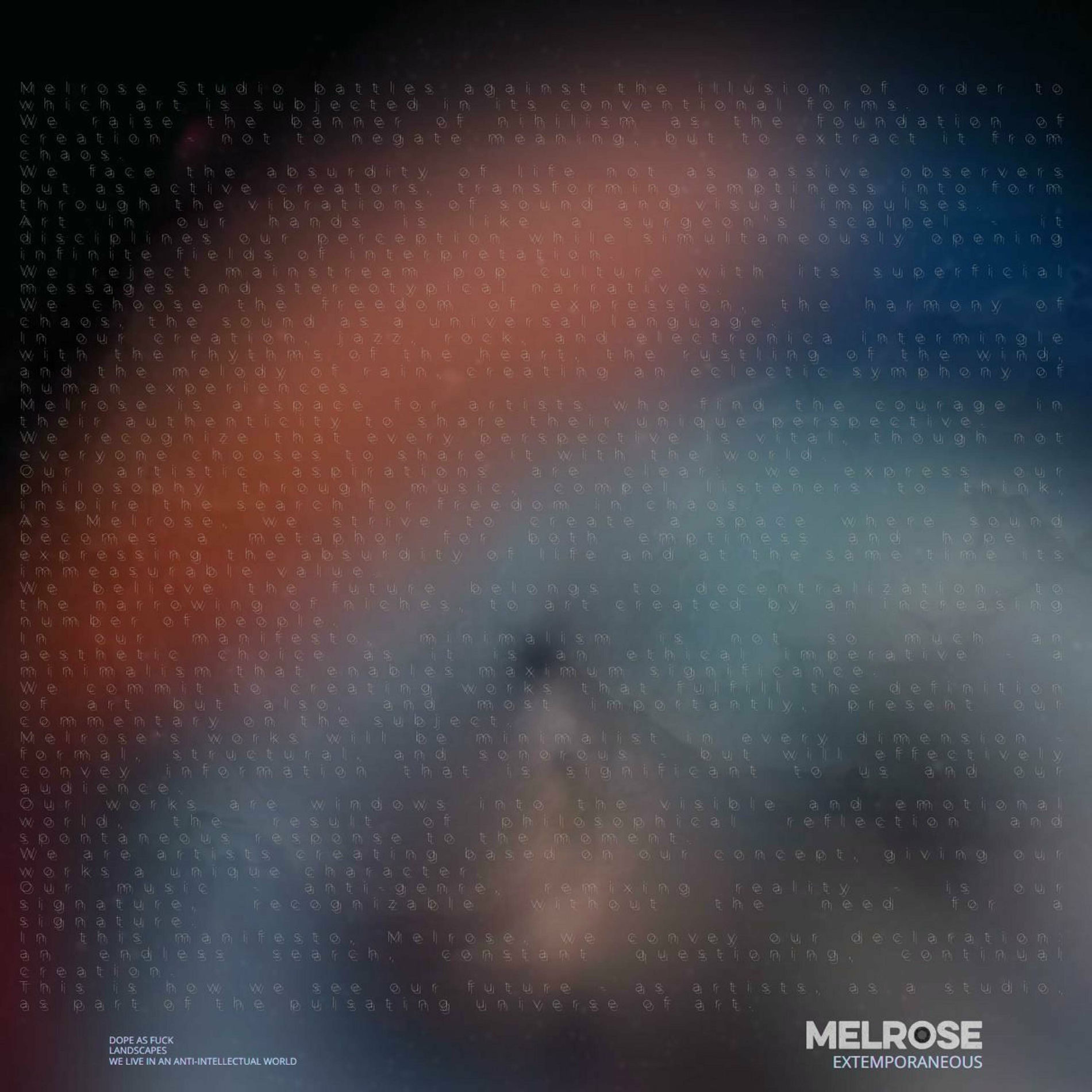 Album cover of Extemporaneous