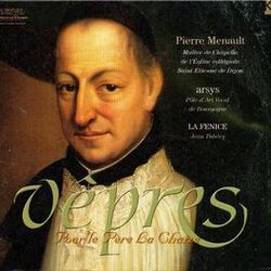 Cover of Menault: Vêpres pour le Pére la Chaize