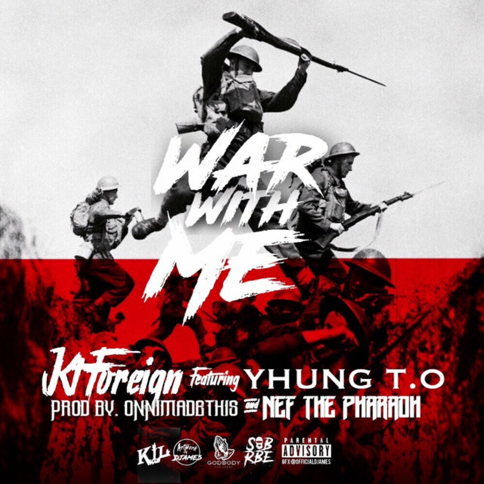 Album cover of War with Me (feat. Nef the Pharaoh & Yhung T.O)