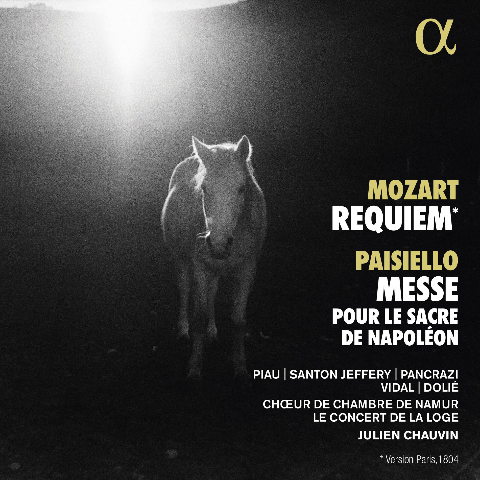 Album cover of Mozart: Requiem - Paisiello: Messe pour le sacre de Napoléon