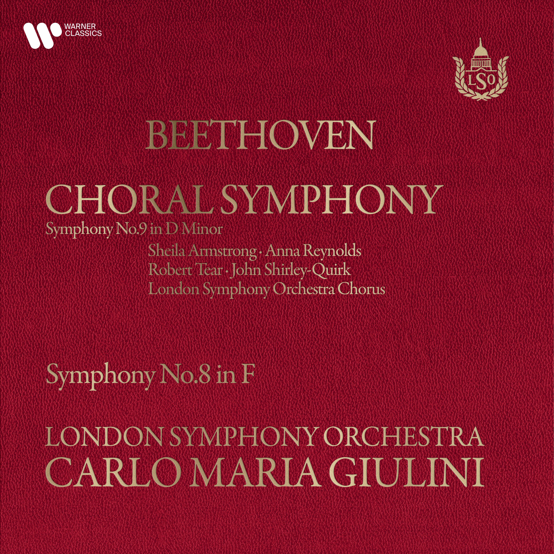 Album cover of Beethoven: Symphonies Nos. 8 & 9 
