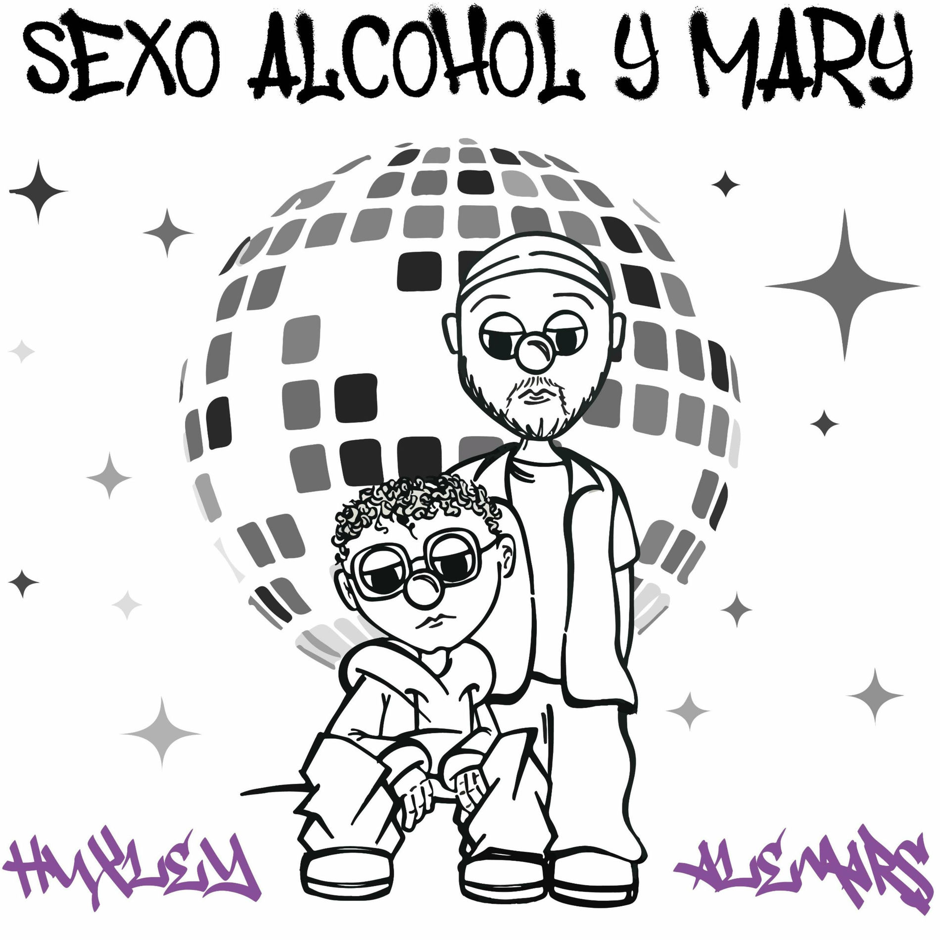 Album cover of Sexo Alcohol y Mary (feat. Huxley)