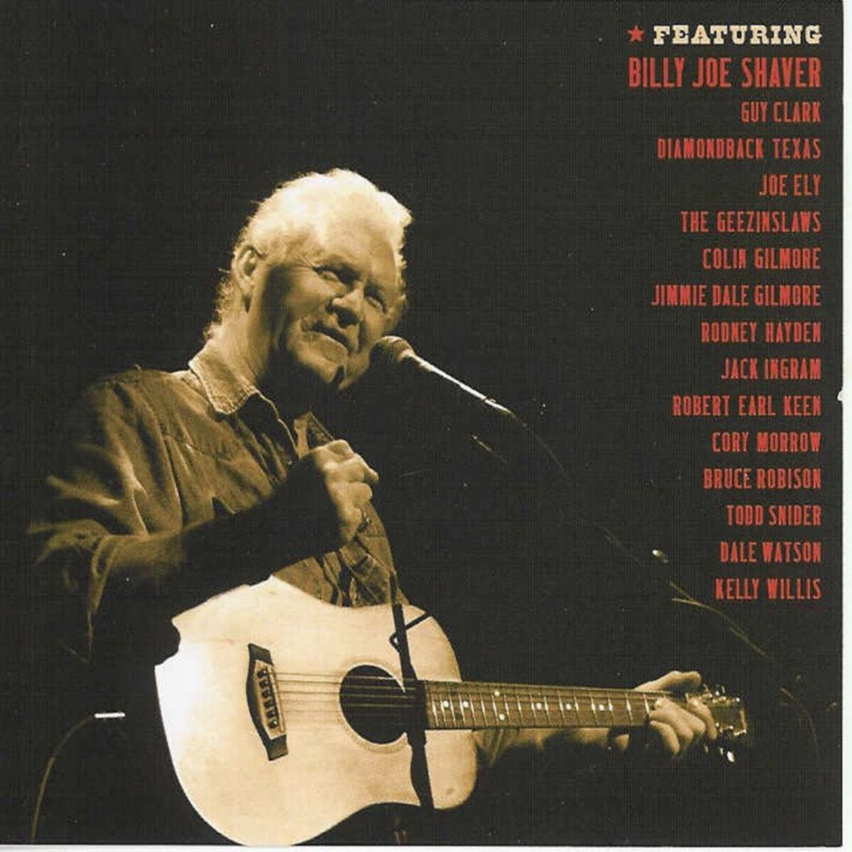 Album cover of A Tribute to Billy Joe Shaver (Live)