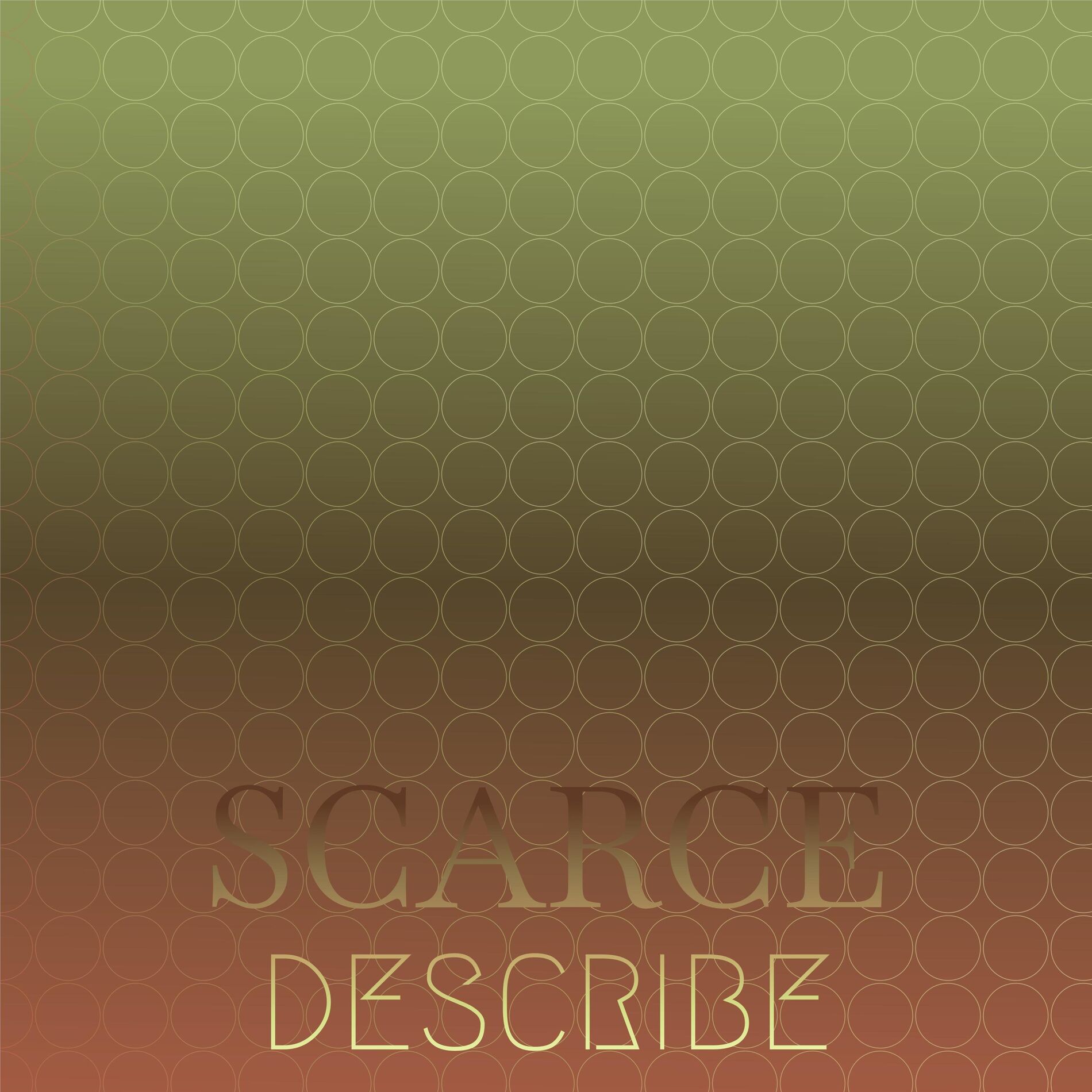Album cover of Scarce Describe
