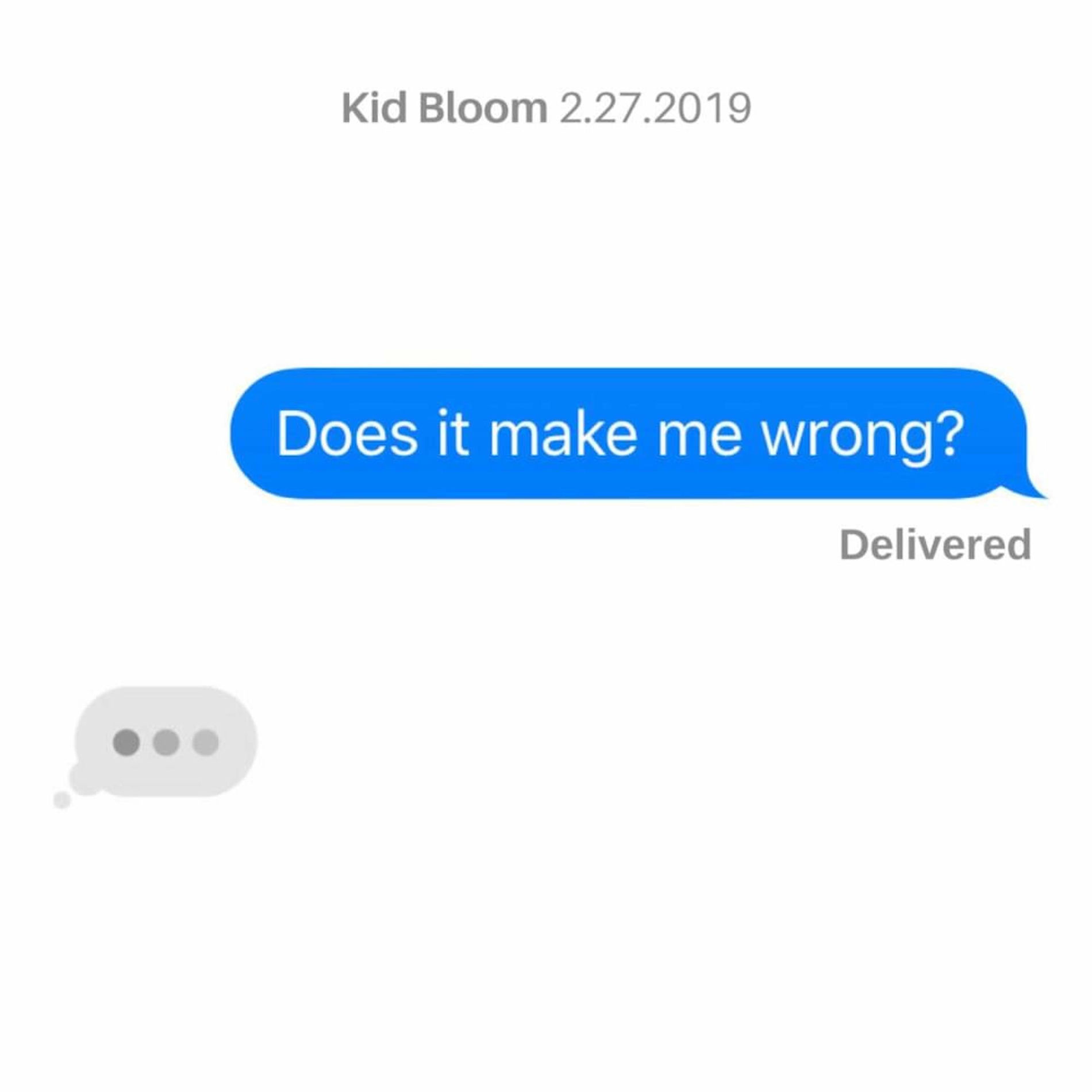 Album cover of Does It Make Me Wrong?
