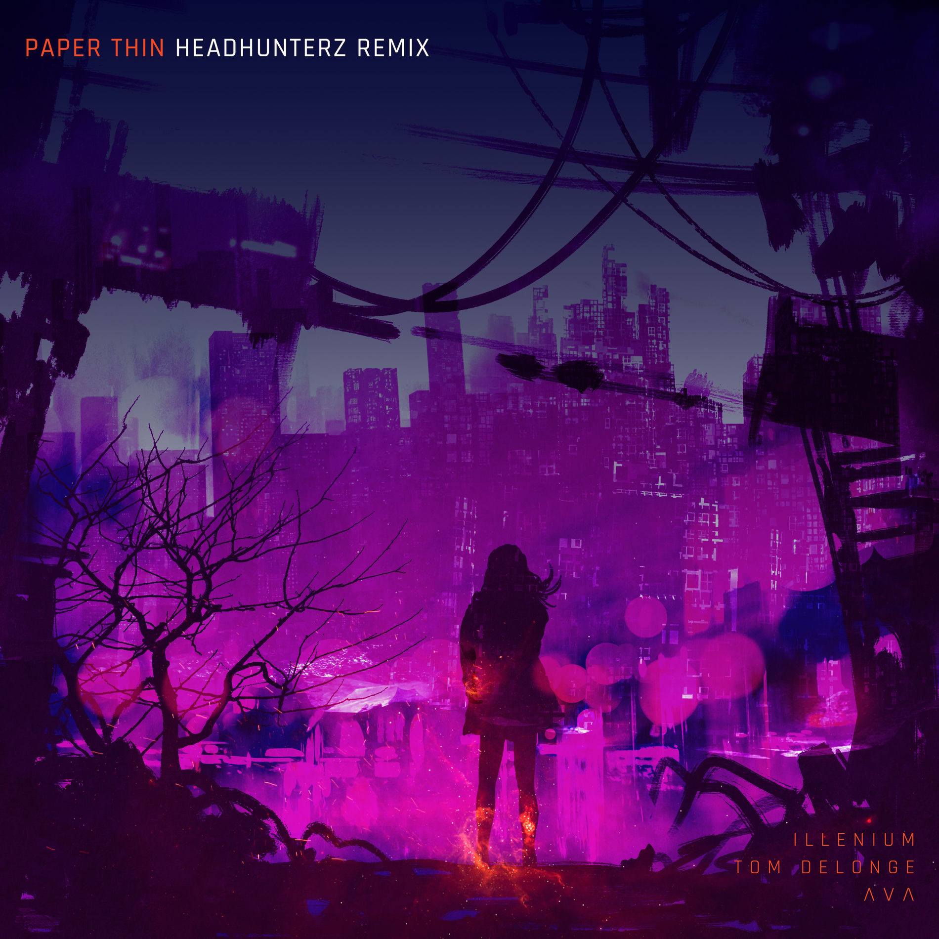Album cover of Paper Thin (Headhunterz Remix)