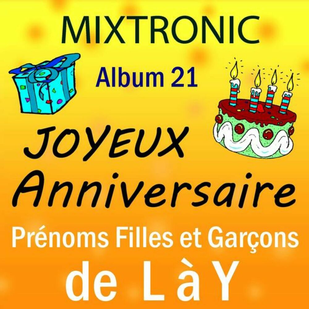 Picture of Joyeux anniversaire prénoms de L à Y album 21