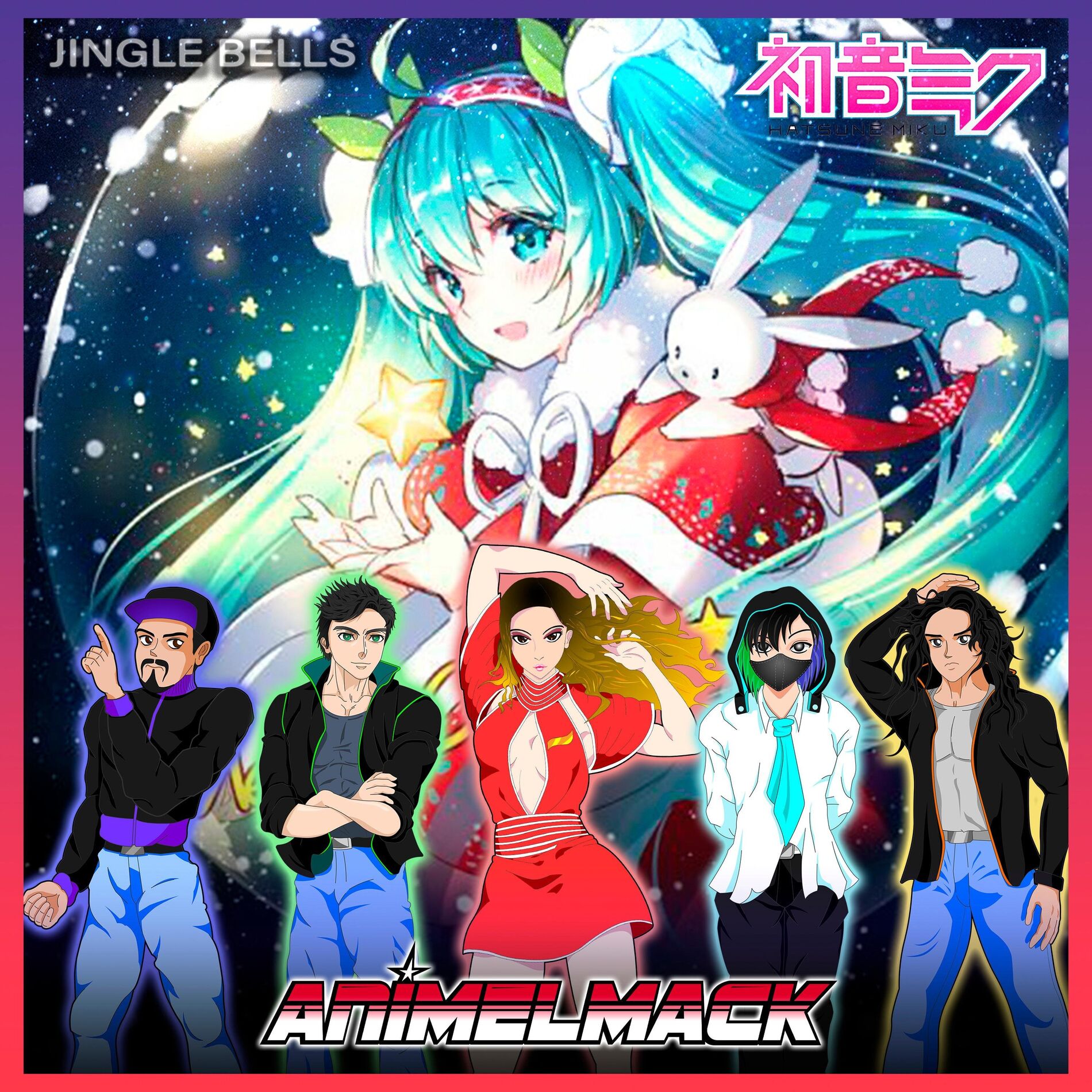 Album cover of Jingle Bells (feat. Berioska & Hatsune Miku) [Vocaloid Version]