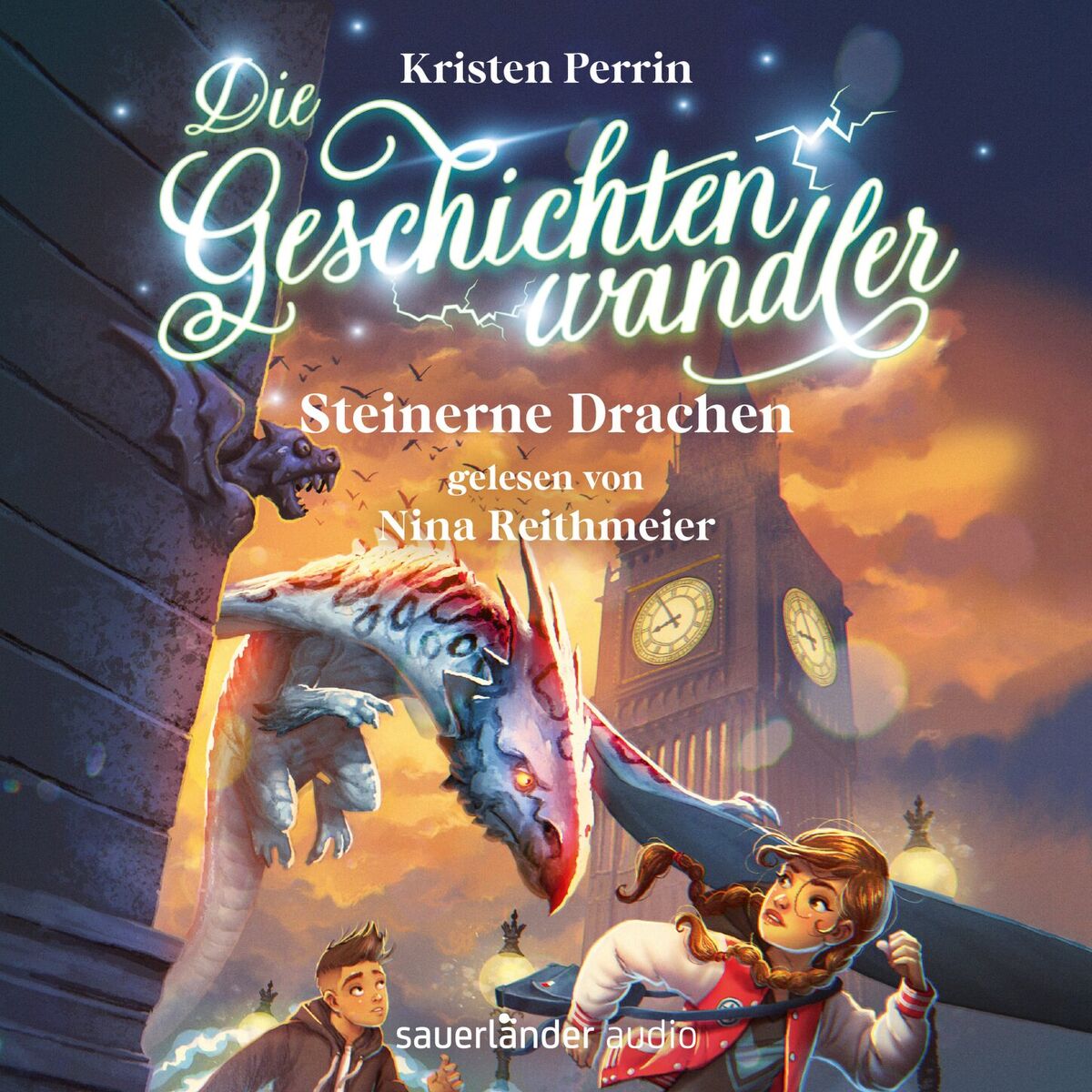 Album cover of Steinerne Drachen - Die Geschichtenwandler, Band 2 (Ungekürzte Lesung)