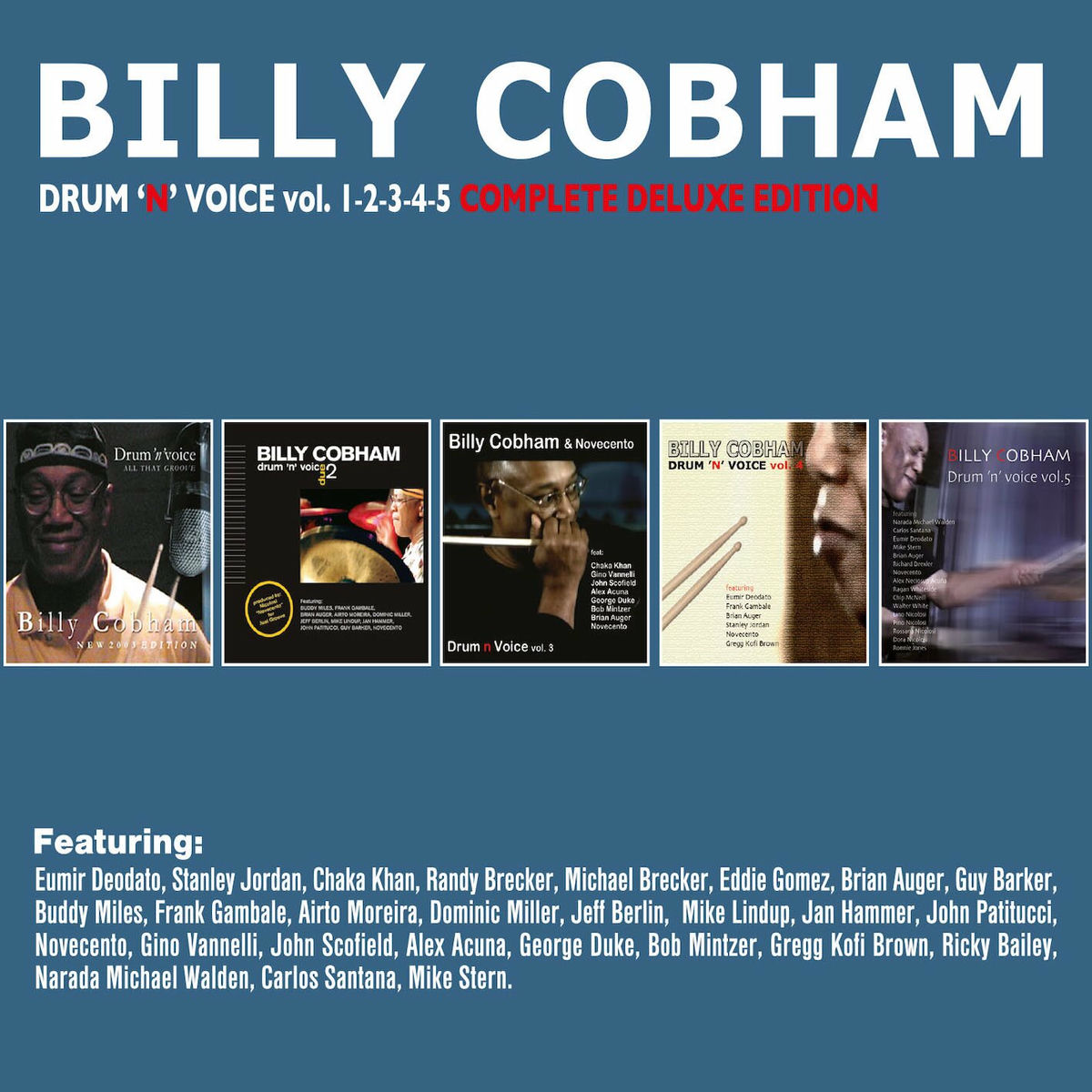 Album cover of DRUM 'N VOICE VOL. 1,2,3,4,5. (Complete Deluxe Edition)