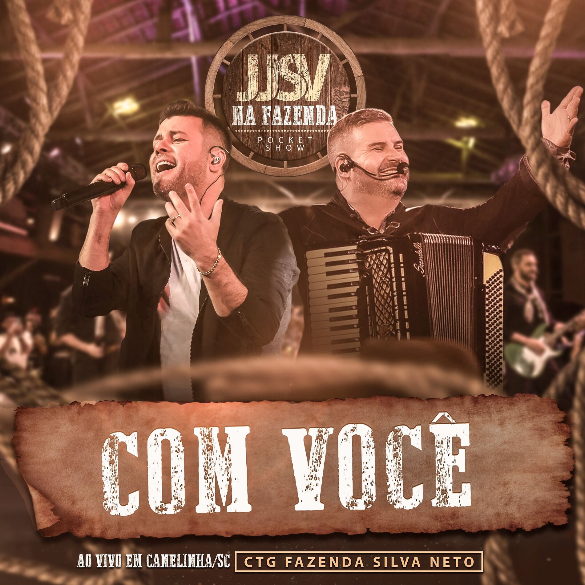 Album cover of Com Você (Ao Vivo em Canelinha/SC)