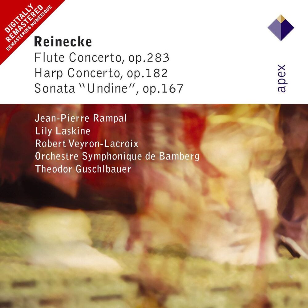 Picture of Reinecke : Flute Concerto, 'Undine' Sonata & Harp Concerto (- Apex)