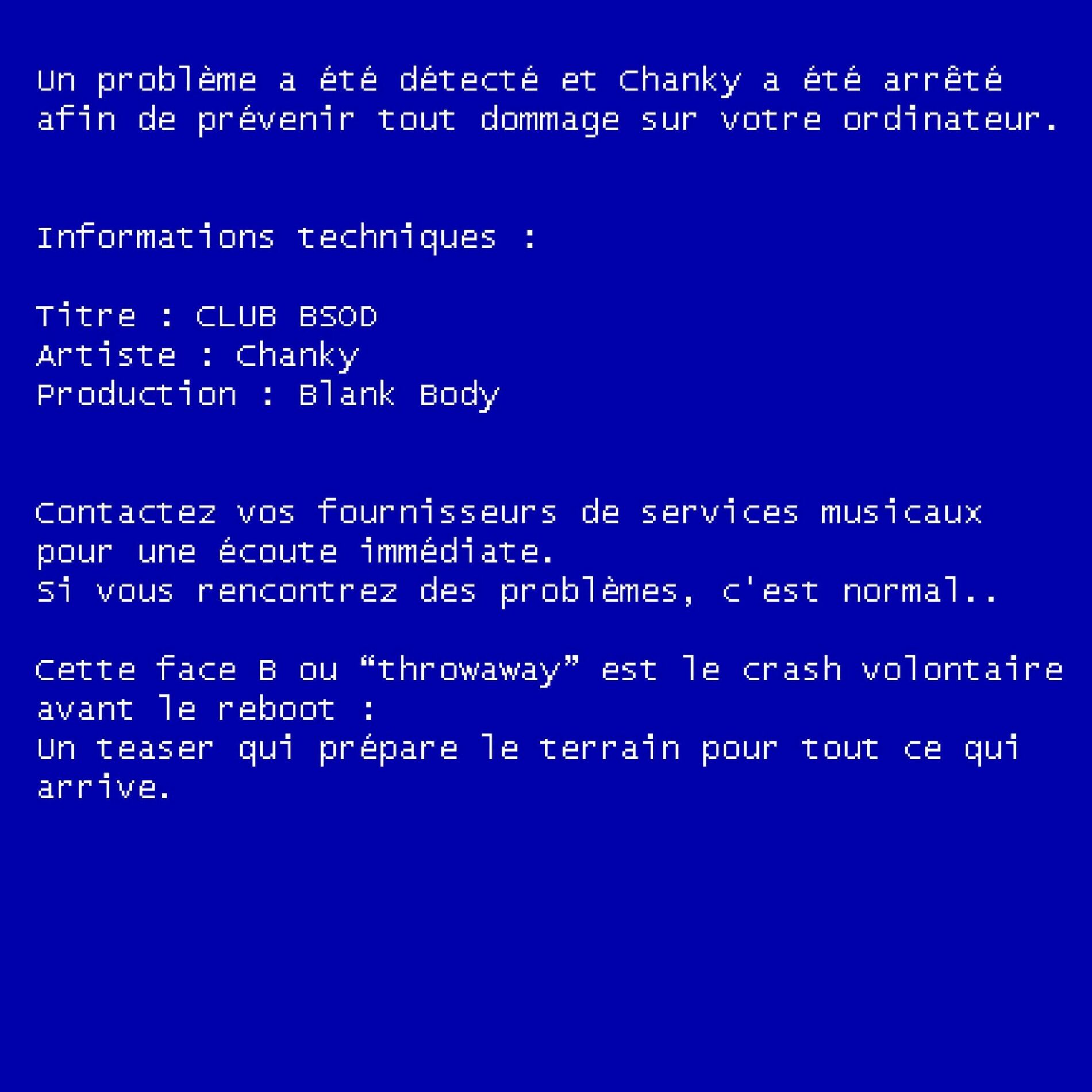 Album cover of CLUB BSOD