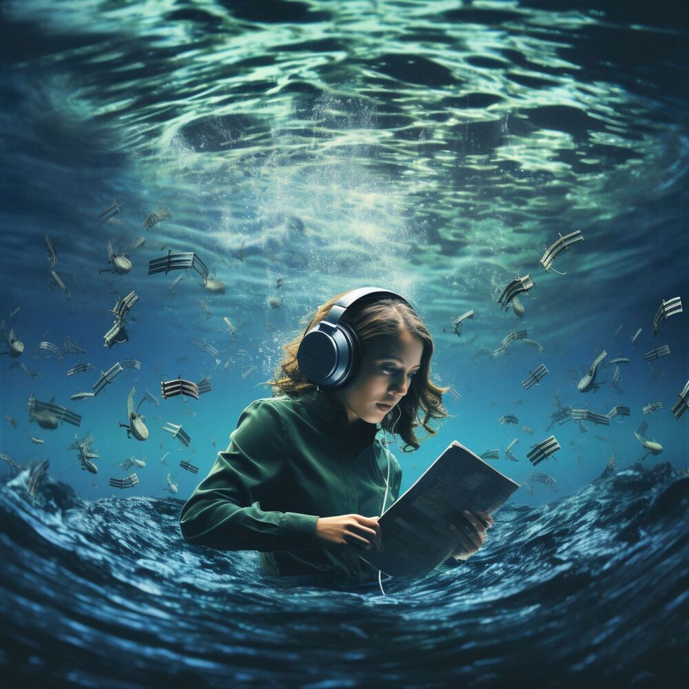Picture of Ocean Study: Harmonic Waves Symphony