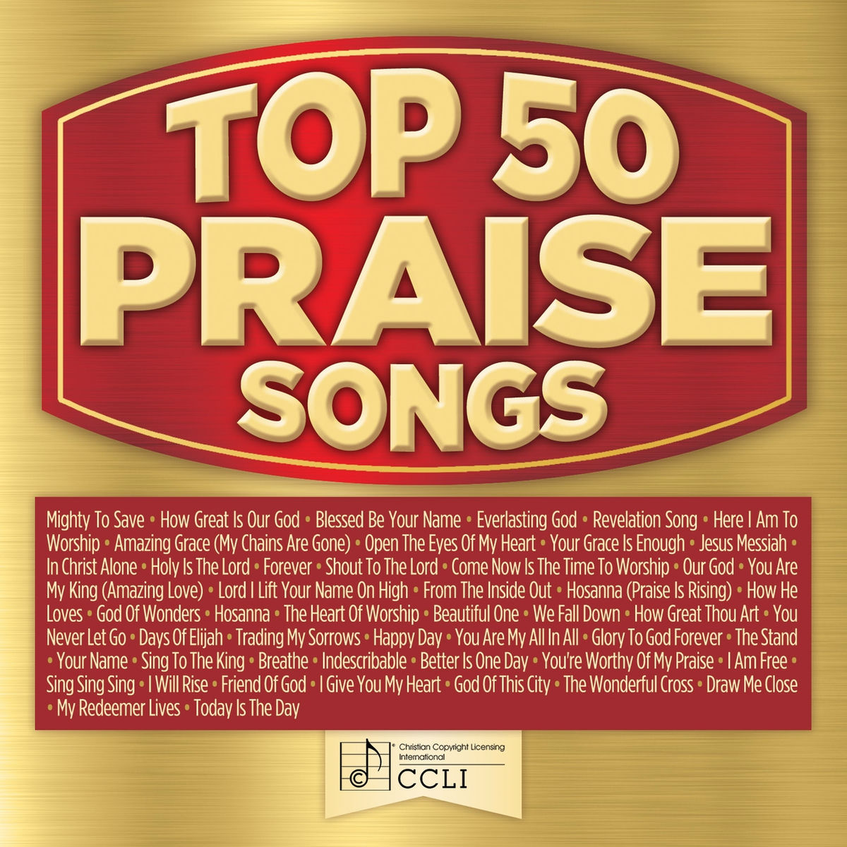 Album cover of Top 50 Praise Songs