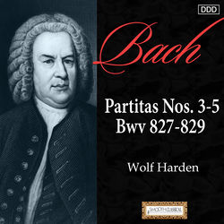 Cover of Bach: Partitas Nos. 3, 4 and 5, Bwv 827-829 by undefined