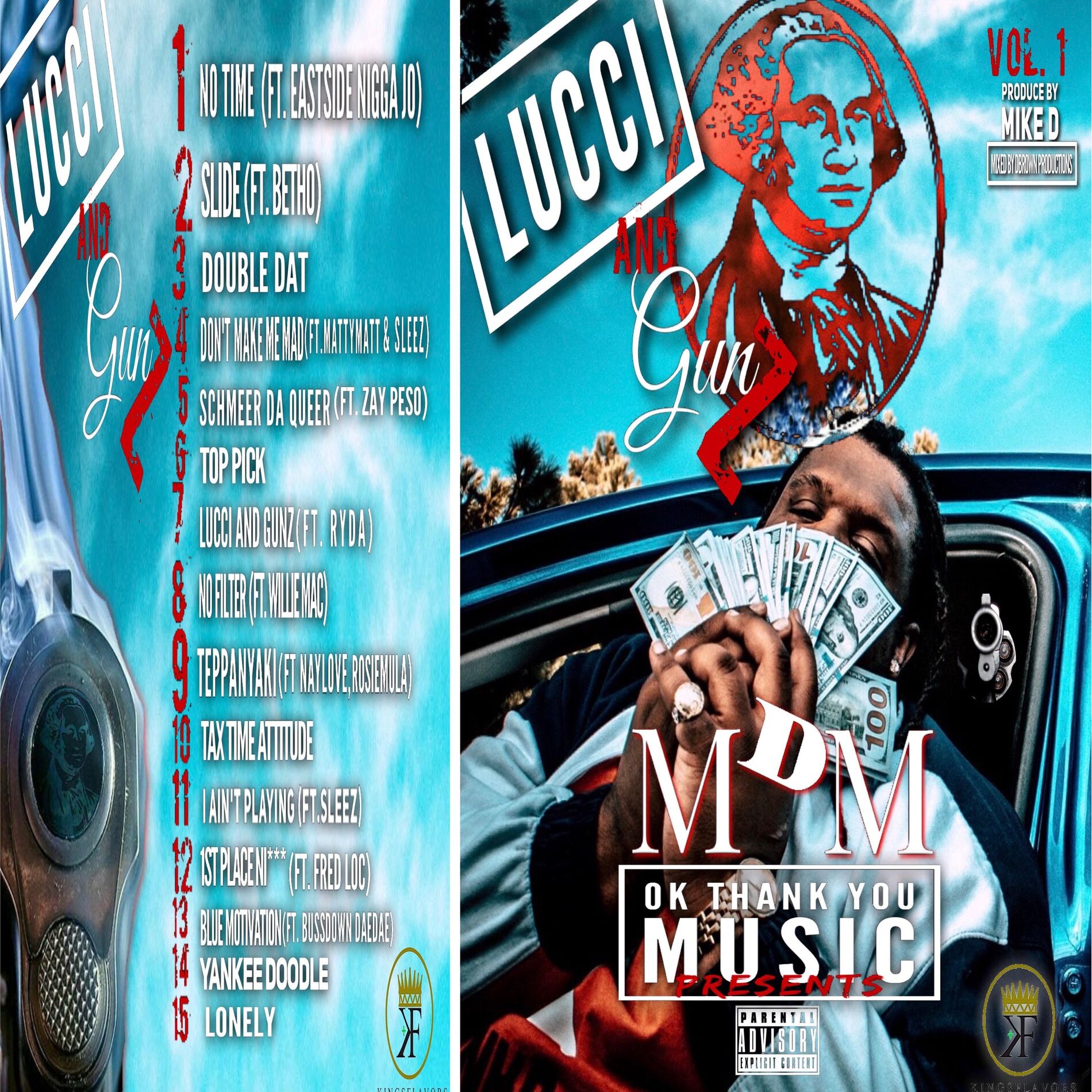 Album cover of Lucci and Gunz Vol 1.