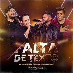 Cover of Falta de Texto (Ao Vivo)