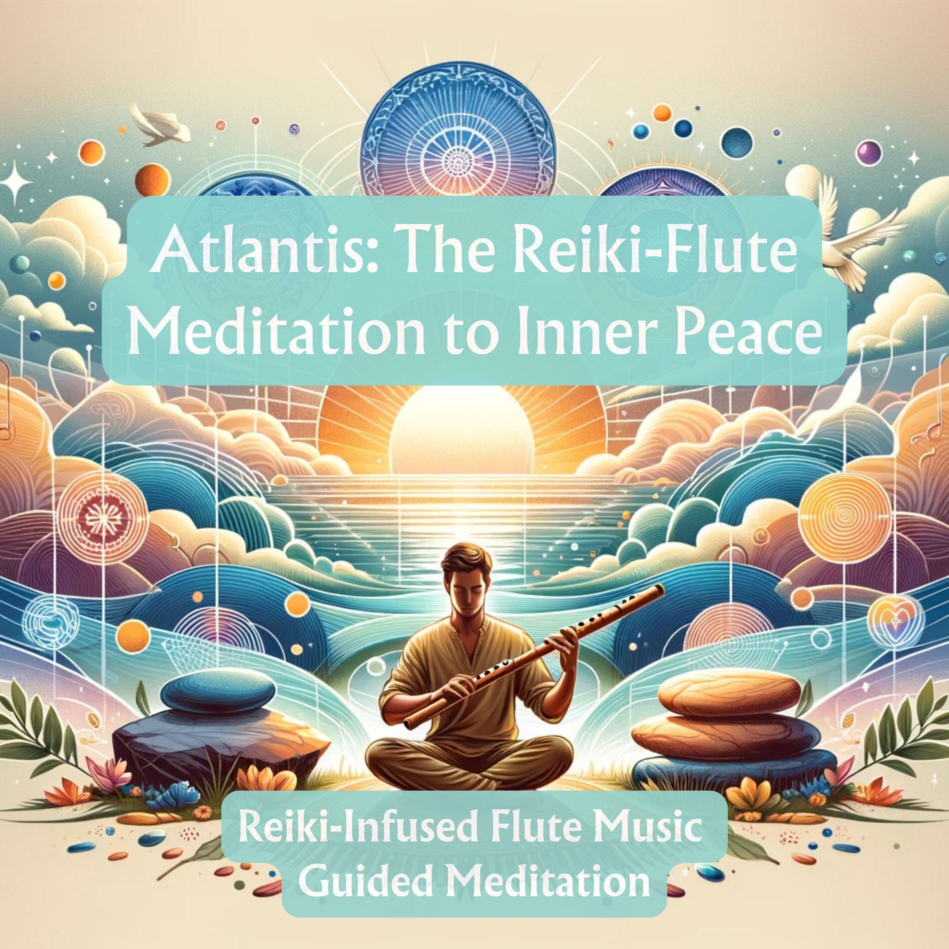 Album cover of Atlantis: The Reiki-Flute Meditation to Inner Peace