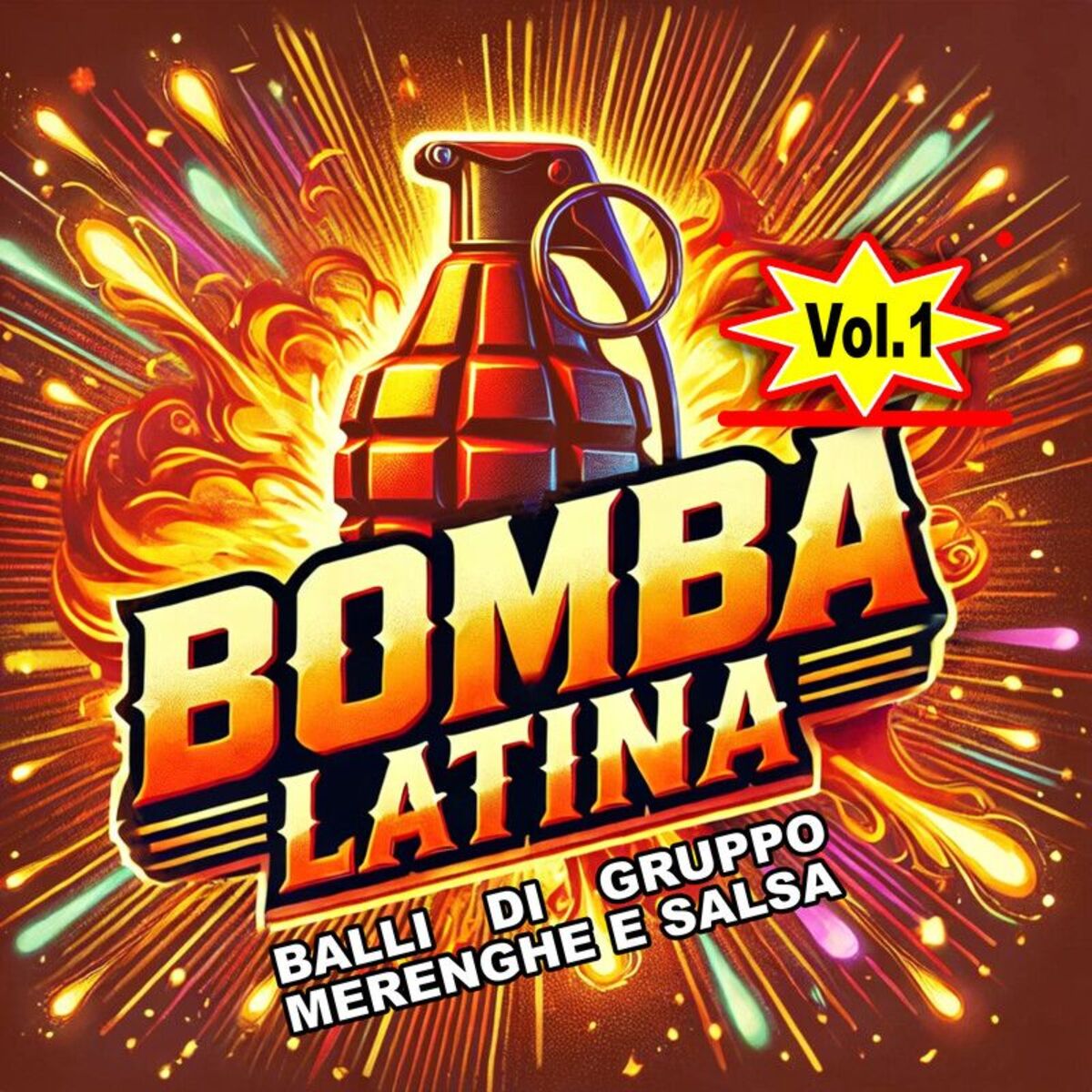 Album cover of Bomba latina - Balli di gruppo merenghe e salsa, Vol.1