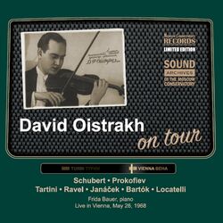 Cover of David Oistrakh on Tour. Live in Vienna, 1968