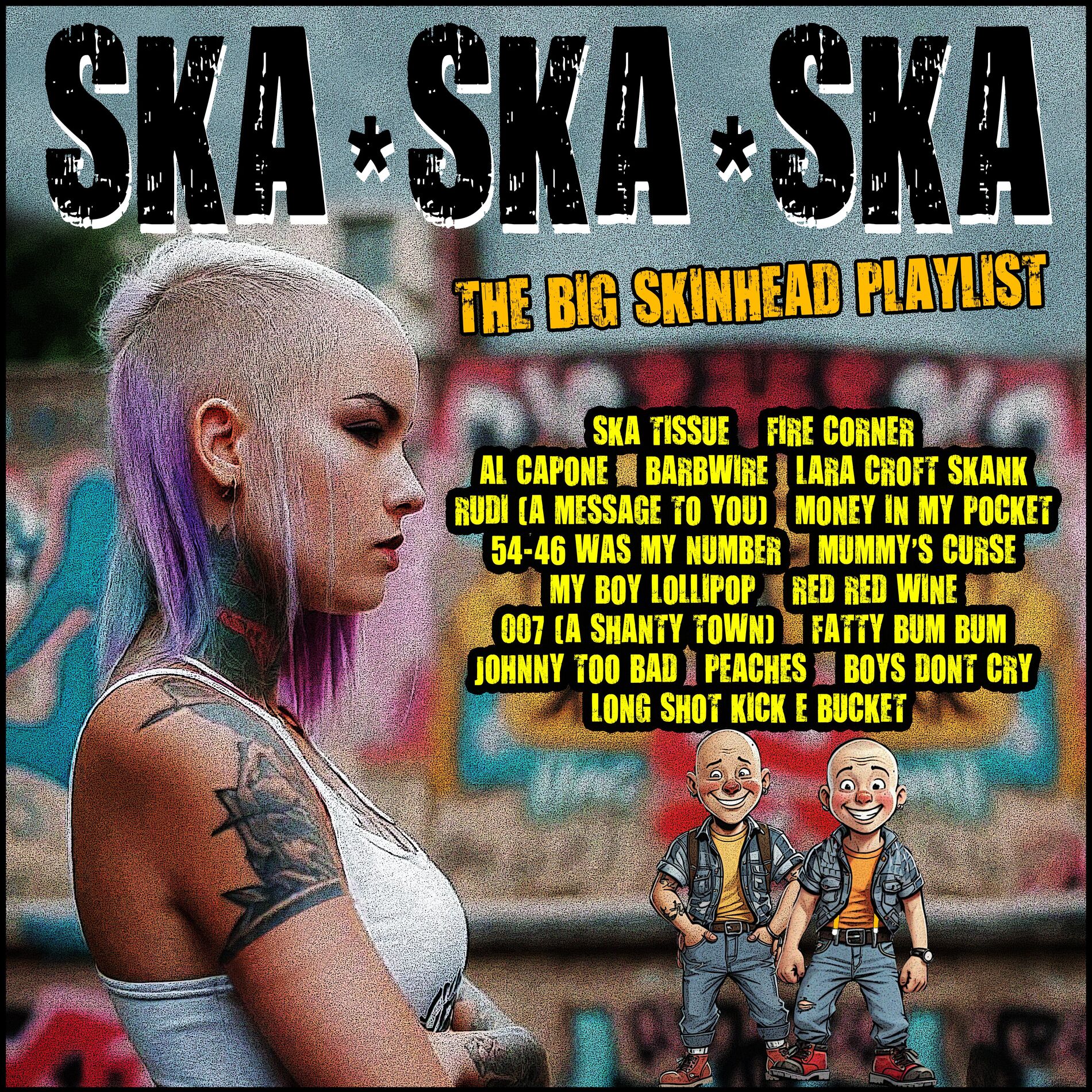 Album cover of Ska Ska Ska- The Big Skinhead Playlist