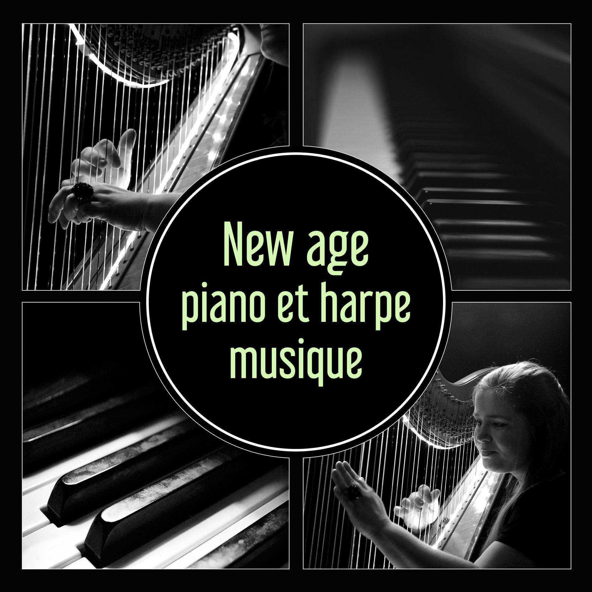 Album cover of New age piano et harpe musique - Zen pour bébé, Yoga, Sommeil profond, Sons de la nature, Relax
