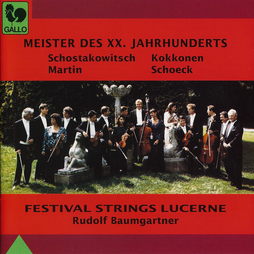 Picture of Shostakovich, Kokkonen, Martin, Schoeck: Meister des XX. Jahrhunderts