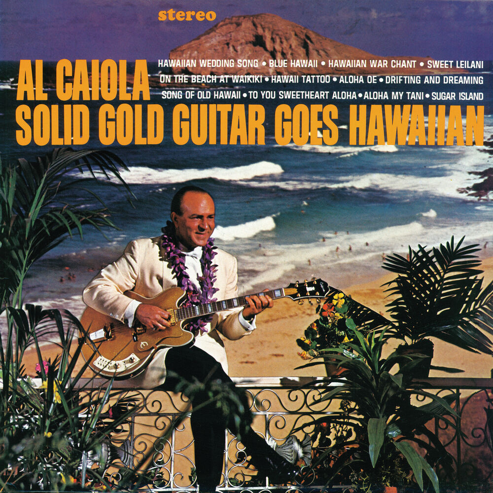 Picture of Solid Gold Guitar Goes Hawaiian