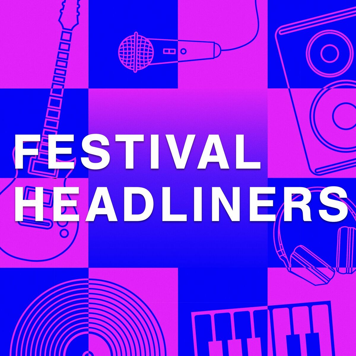 Album cover of Festival Headliners