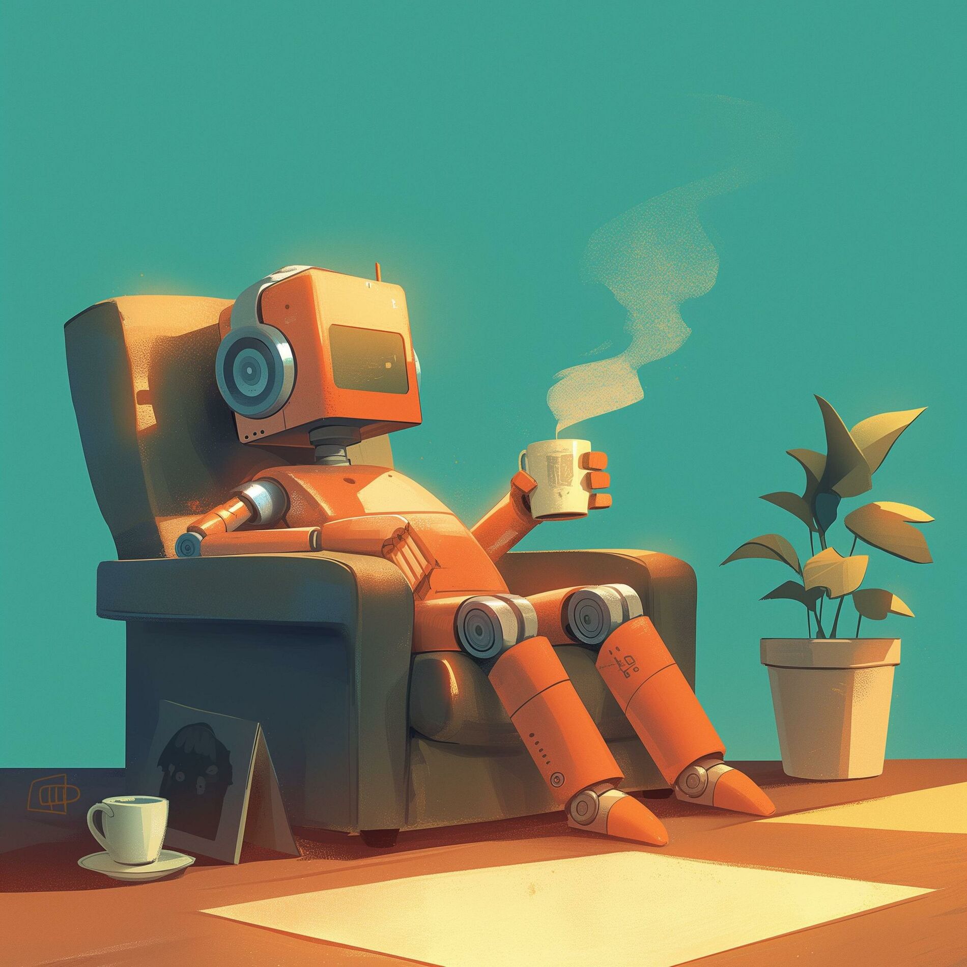 Album cover of we're here to chill with you (lofi for robots)
