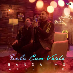 Cover of Solo Con Verte (Versión Acústica)