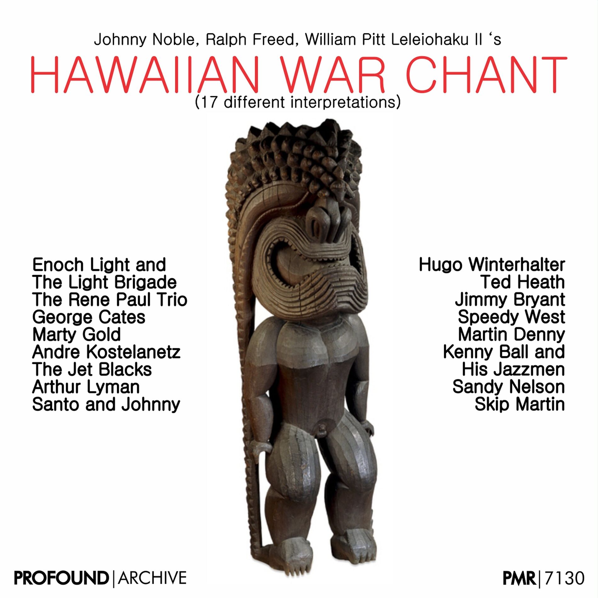 Album cover of Hawaiian War Chants (17 different versions)