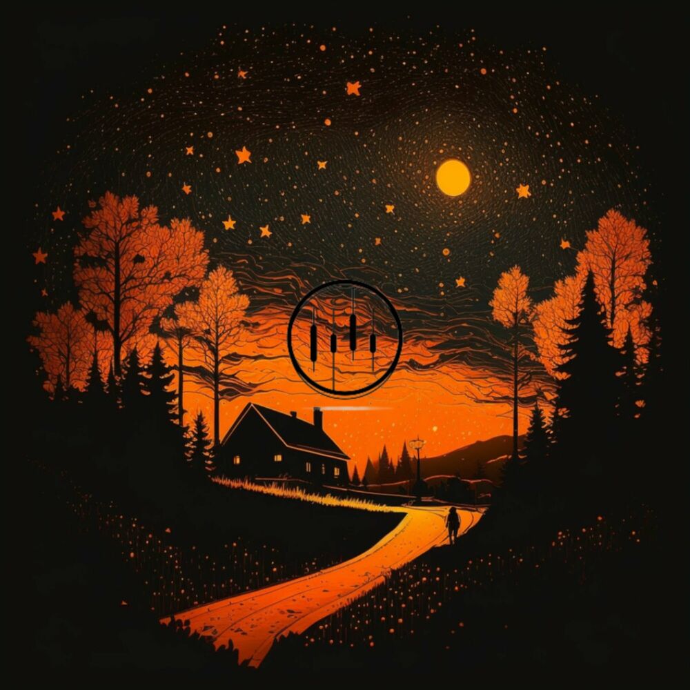 Picture of Starry Nights / Orange