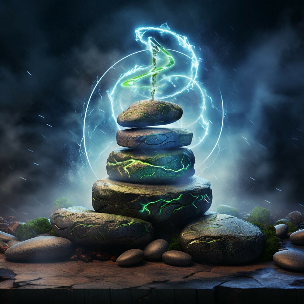 Picture of Soothing Thunder Harmony: Tranquil Rhythms