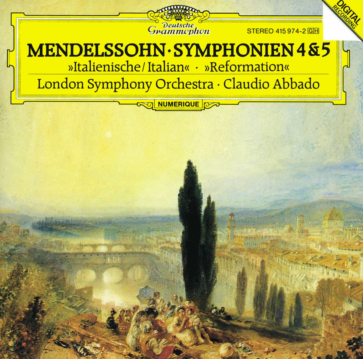 Album cover of Symphony No. 4 in A Major, Op. 90, MWV N16 