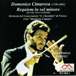 Cover of Domenico Cimarosa : Requiem in Sol Minore per soli, coro e orchestra