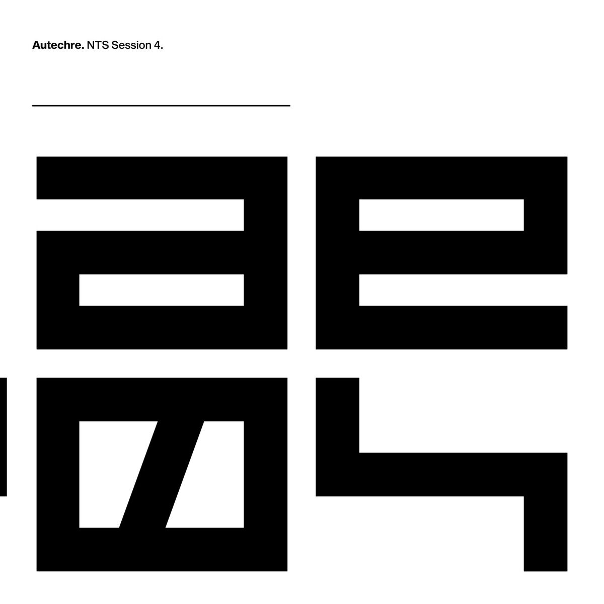 Album cover of NTS Session 4