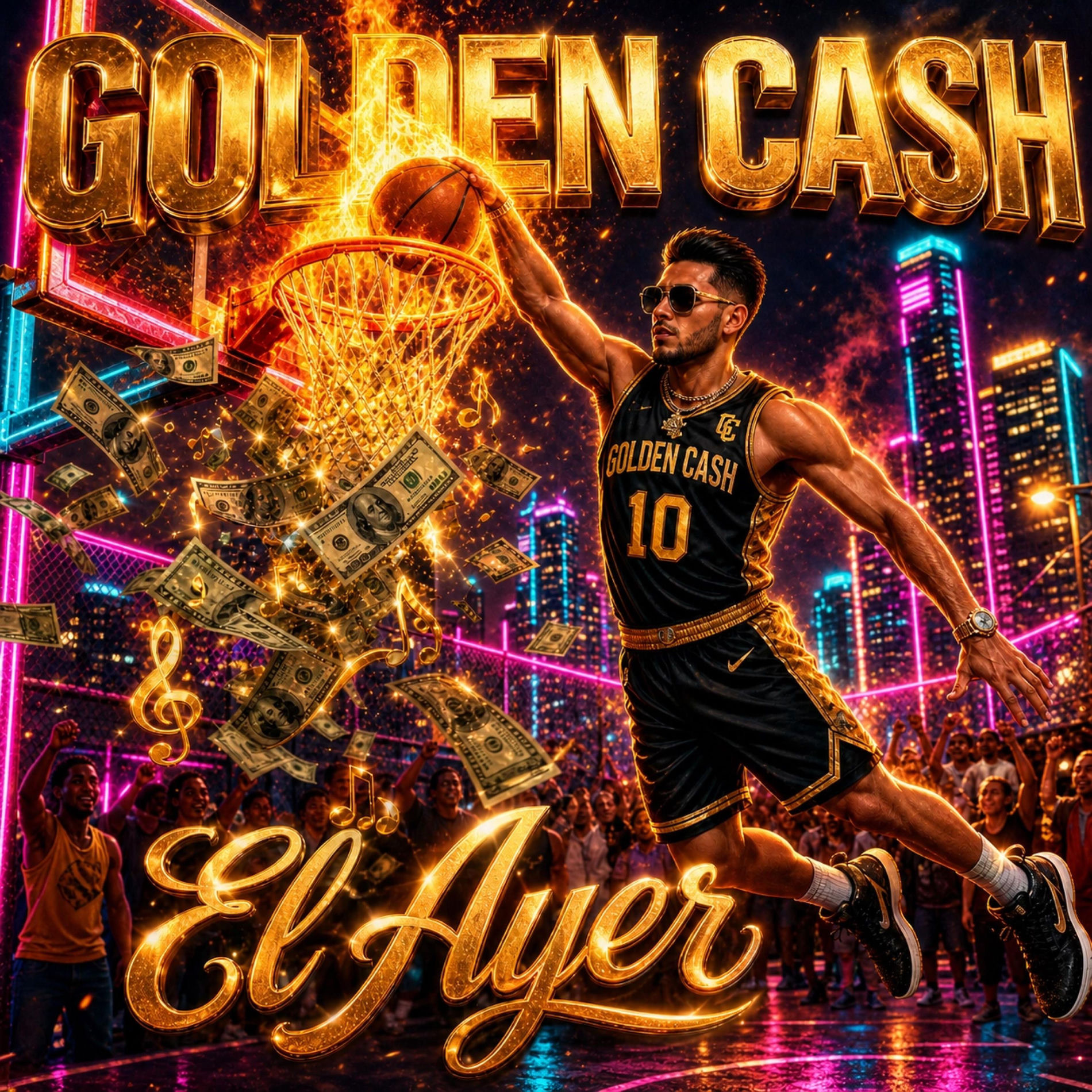 Album cover of EL AYER (HellsFlow Music & Los De La Nazza Remix)
