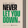 Never Let You Down by Aloe Blacc album cover
