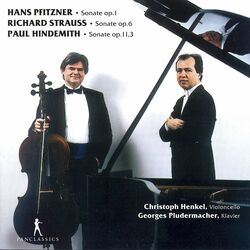 Cover of Pfitzner, Hindemith & R. Strauss: Cello Sonatas