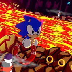 Cover of Lava Reef Zone Synthwave (From "Sonic 3 & Knuckles") (Cover)