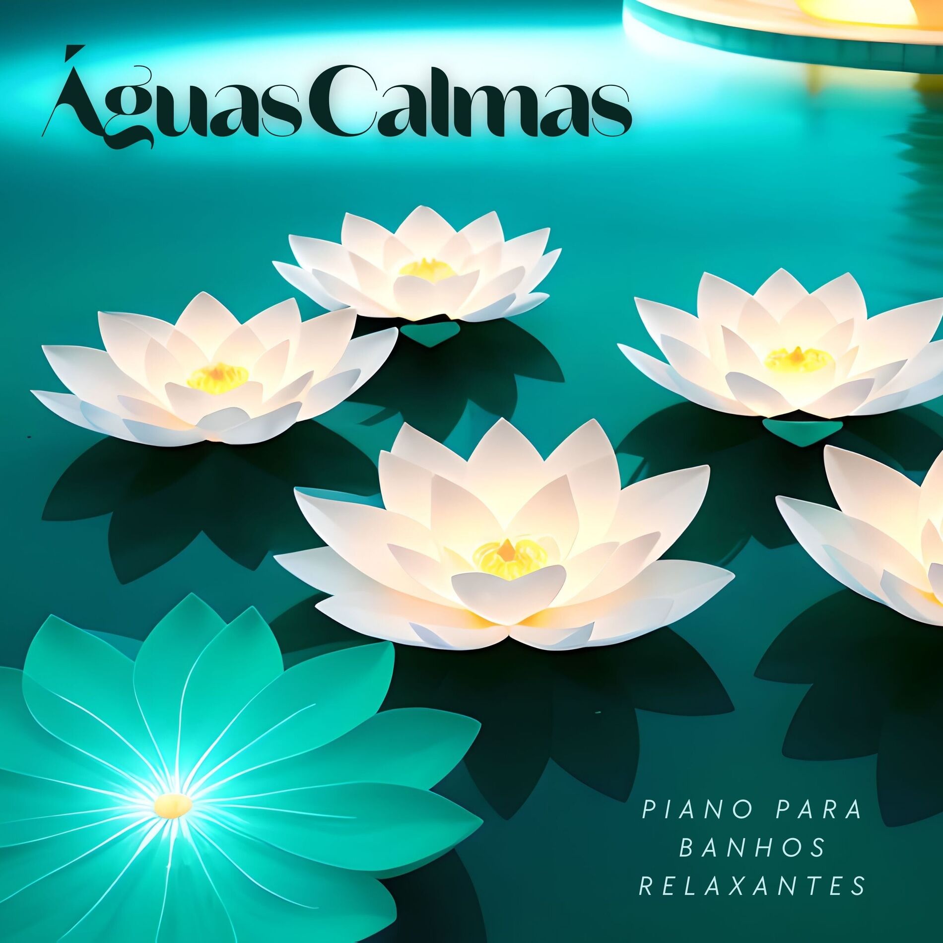 Album cover of Águas Calmas: Piano para Banhos Relaxantes, Aromaterapia e Bem-estar Espiritual