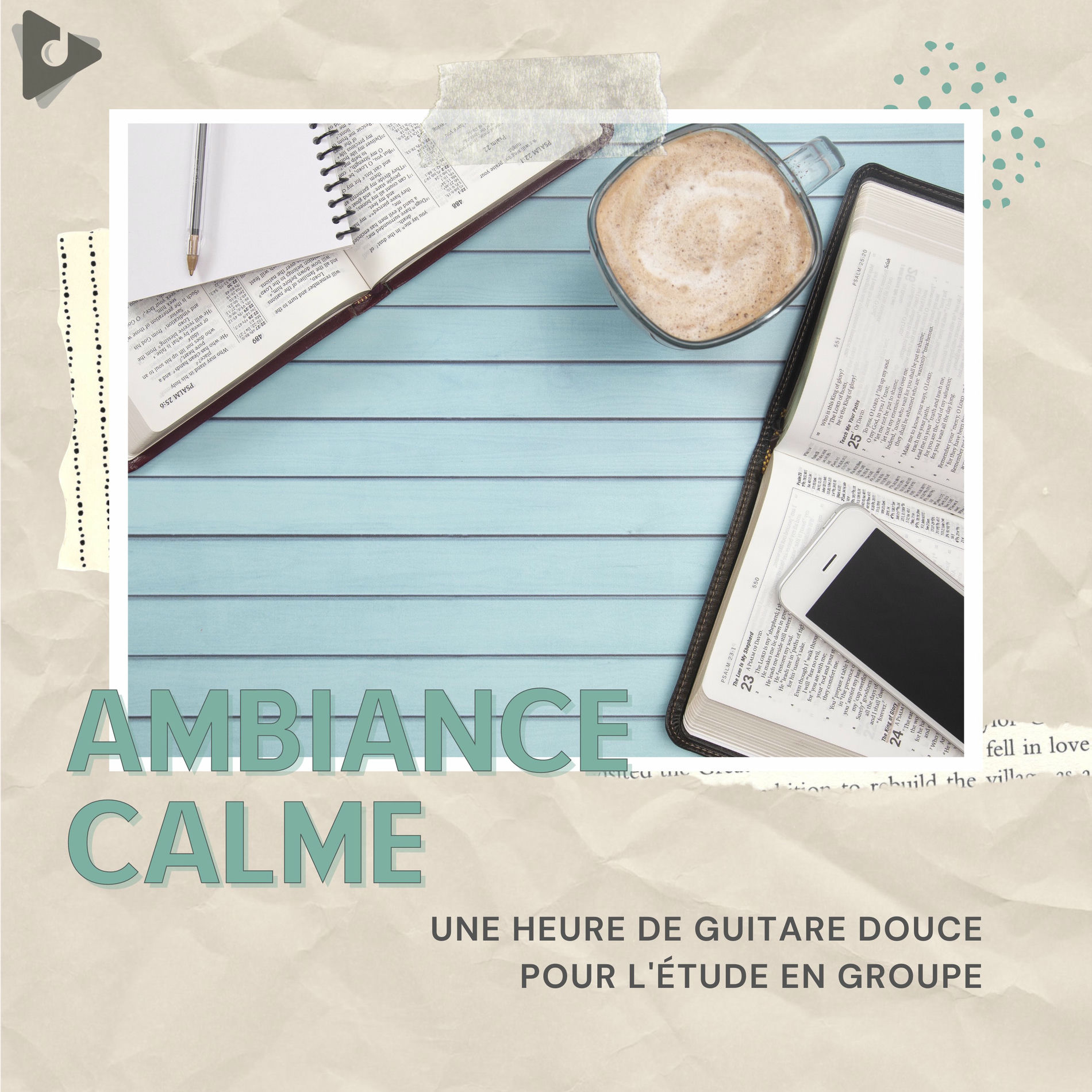 Album cover of Une Heure De Guitare Douce Pour L'Étude En Groupe