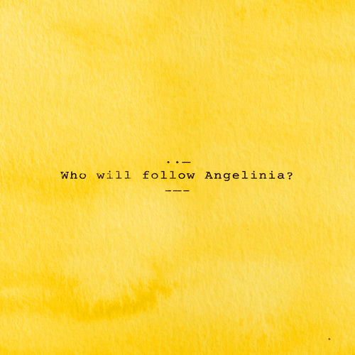 Who Will Follow Angelinia? sleeve
